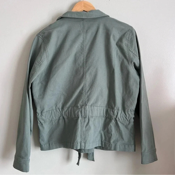 LC Lauren Conrad Tie Waist Utility Jacket Size Medium - Picture 3 of 11